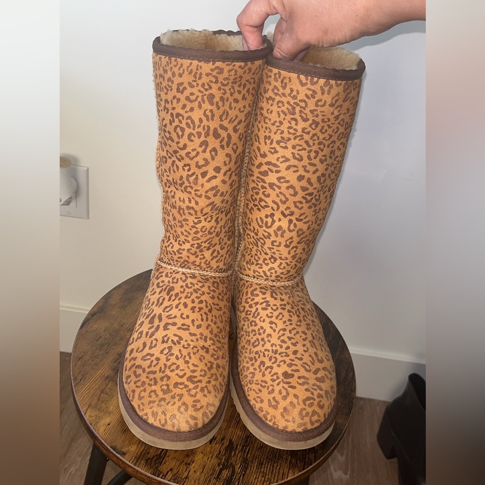 Tall cheetah ugg